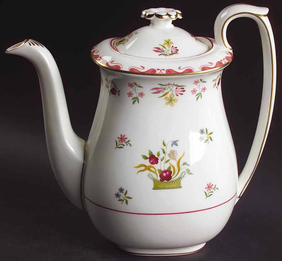 Bianca (Williamsburg Mark) Coffee Pot & Lid by Wedgwood-1