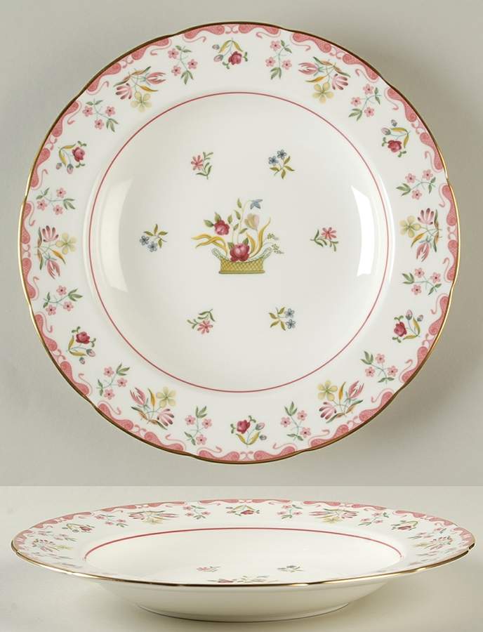 Bianca (Williamsburg Mark) Large Rim Soup Bowl by Wedgwood-1