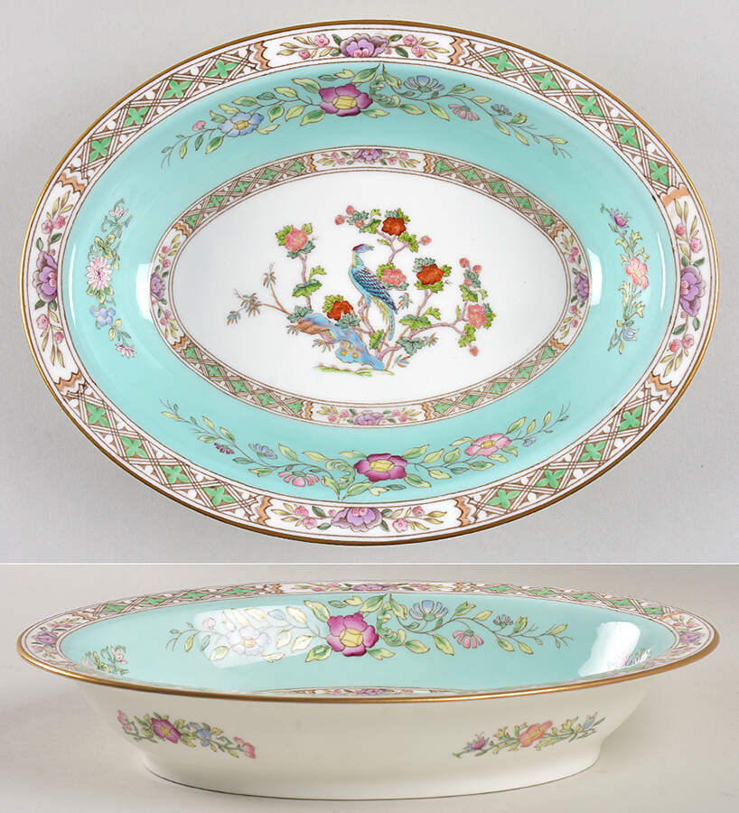 Bideford (X9415) 10" Oval Vegetable Bowl by Wedgwood-1