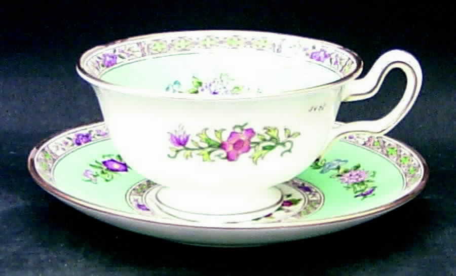 Bideford (X9415) Footed Cup & Saucer Set by Wedgwood-1