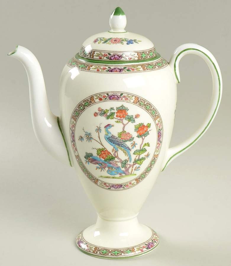 Bideford Multicolor (W1081) Small Coffee Pot & Lid by Wedgwood-1