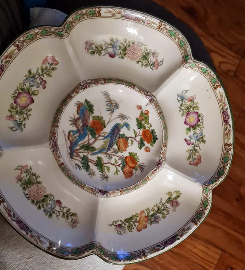 Bideford Multicolor (W1081) 6-Part Relish by Wedgwood-1