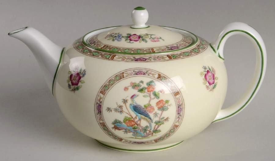 Bideford Multicolor (W1081) Teapot & Lid by Wedgwood-1