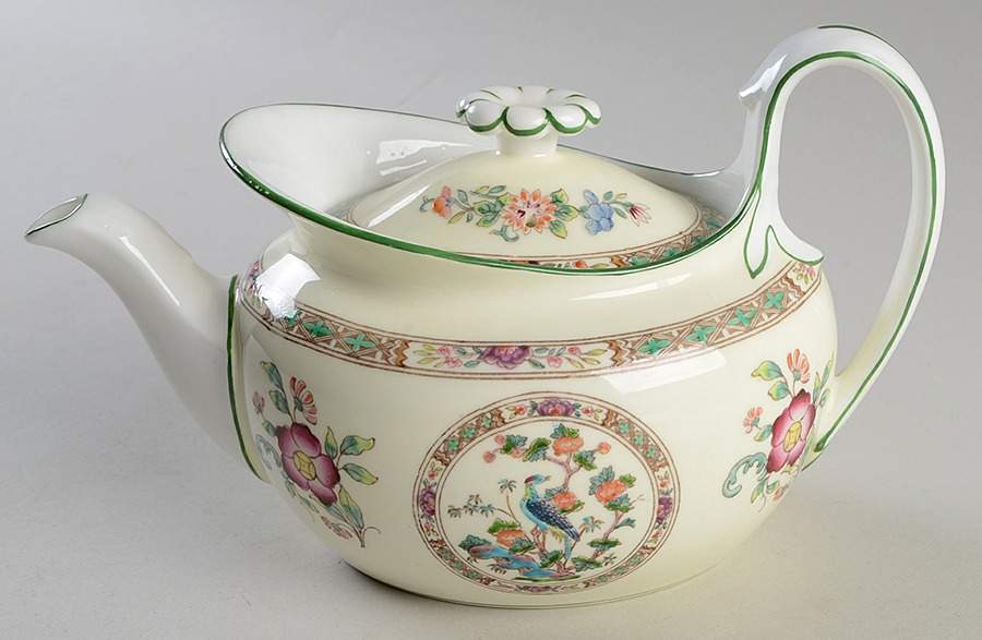 Bideford Multicolor (W1081) Small Teapot & Lid by Wedgwood-1