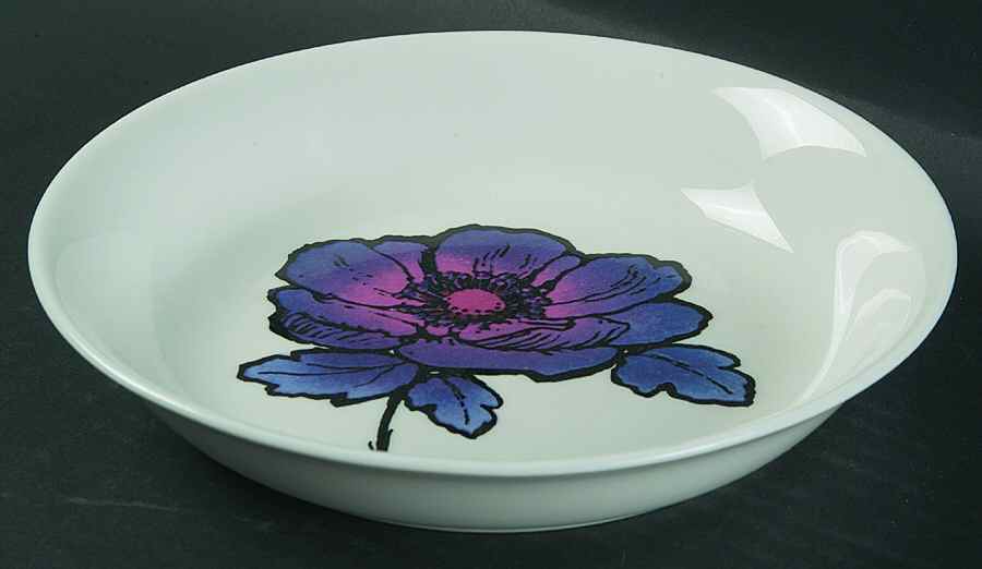 Blue Anemone Coupe Soup Bowl by Wedgwood-1