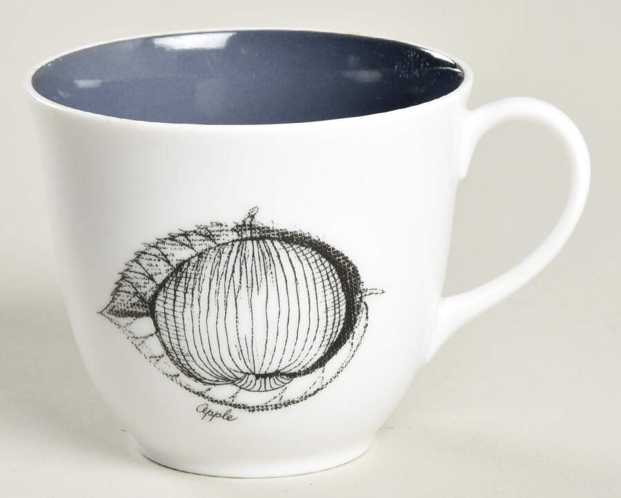 Black Fruit Flat Cup by Wedgwood-1