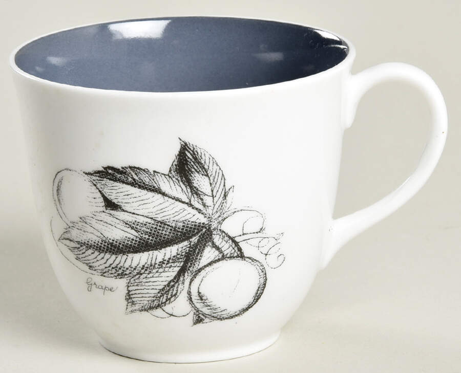 Black Fruit Flat Cup by Wedgwood-1
