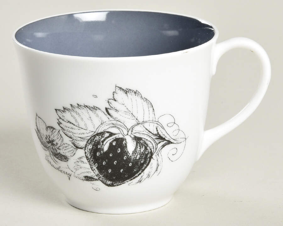 Black Fruit Flat Cup by Wedgwood-1