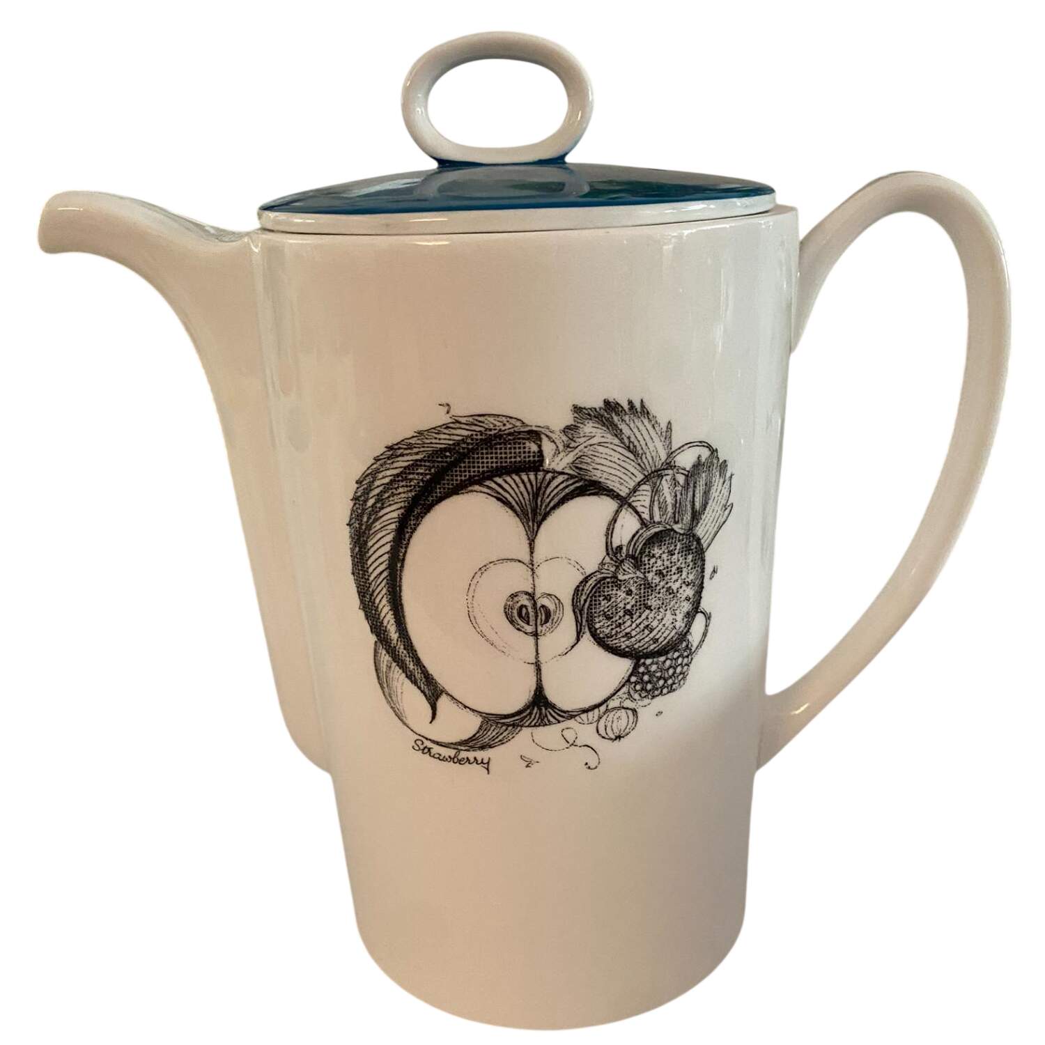 Black Fruit Coffee Pot & Lid by Wedgwood-1
