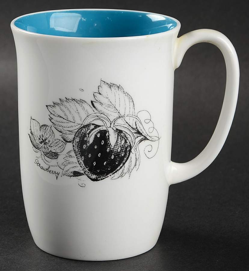Black Fruit Mug by Wedgwood-1
