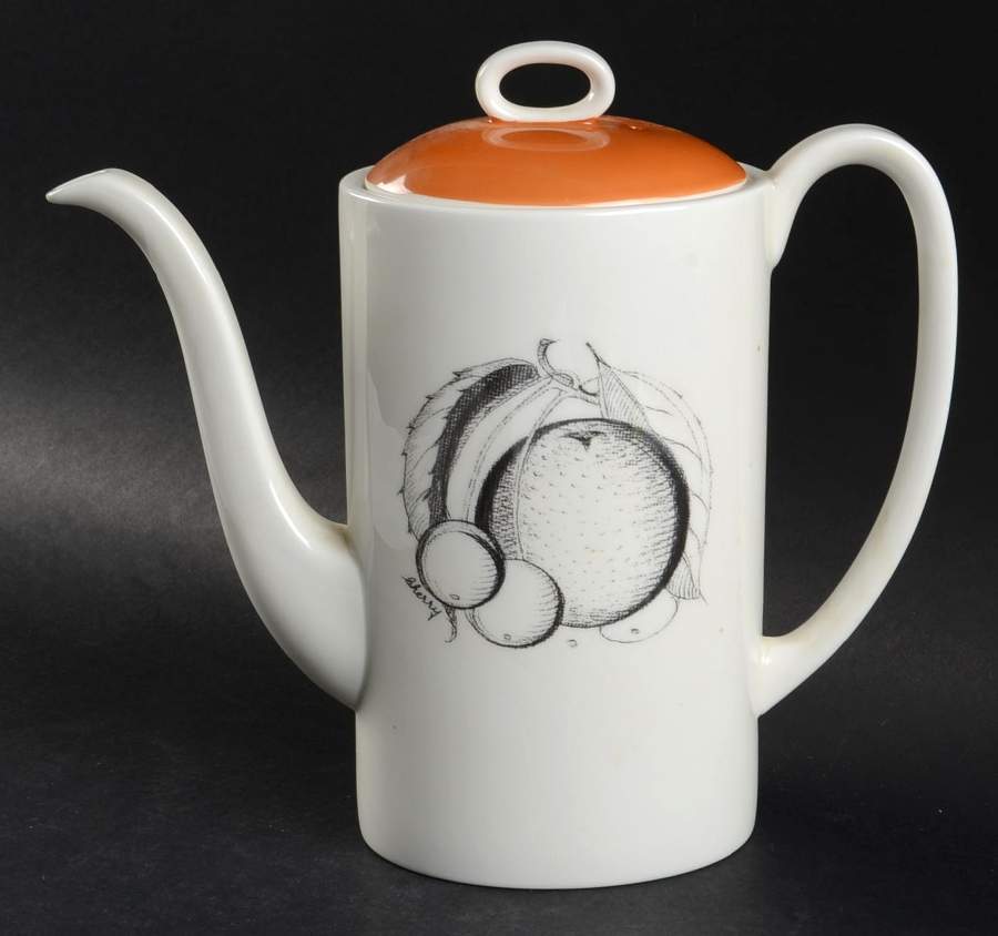 Black Fruit Small Coffee Pot & Lid by Wedgwood-1