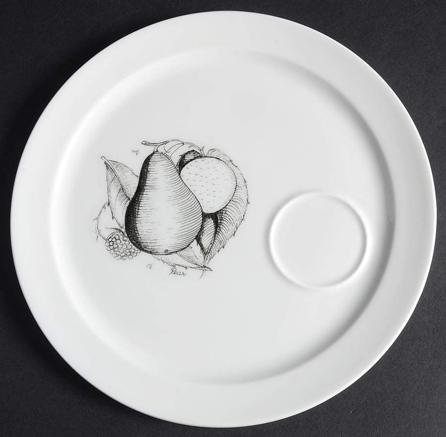 Black Fruit Snack Plate by Wedgwood-1