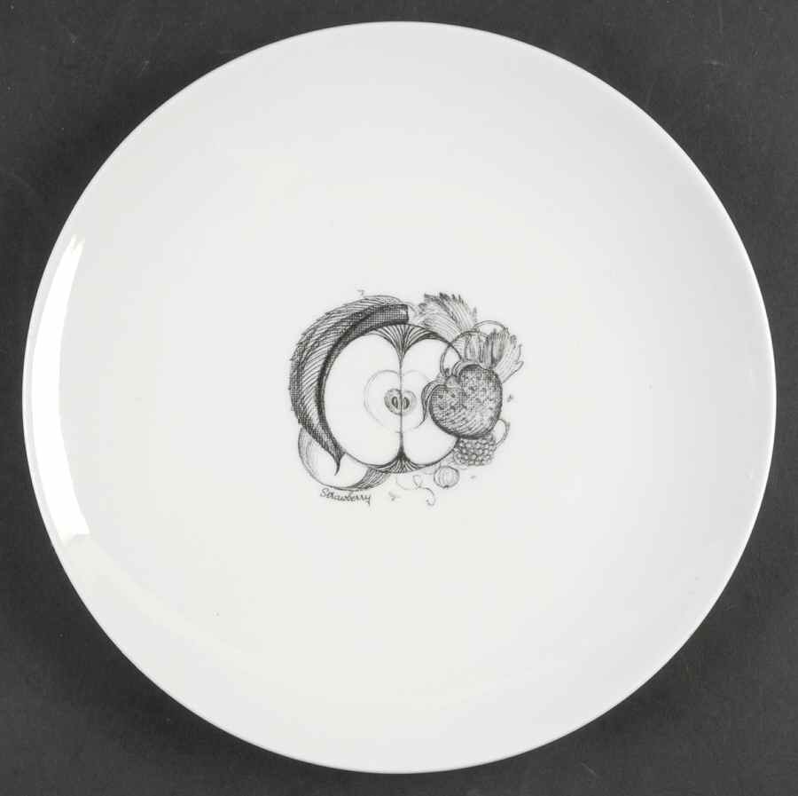 Black Fruit Dinner Plate by Wedgwood-1