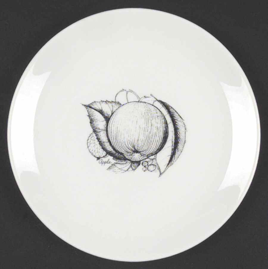 Black Fruit Dinner Plate by Wedgwood-1