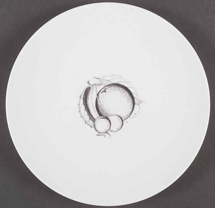 Black Fruit Dinner Plate by Wedgwood-1