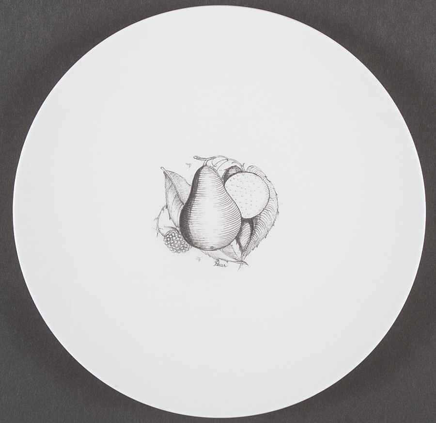 Black Fruit Dinner Plate by Wedgwood-1