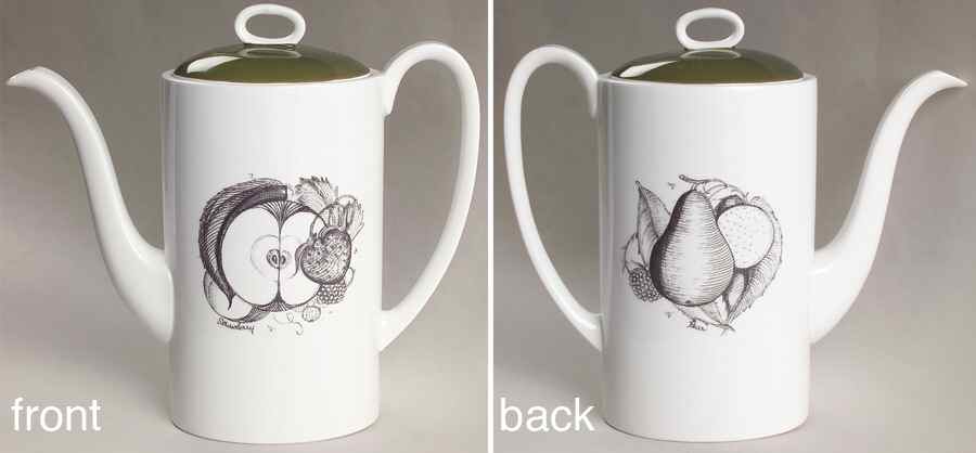 Black Fruit Small Coffee Pot & Lid by Wedgwood-1