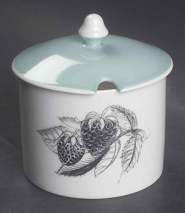 Black Fruit Jam/Jelly & Lid by Wedgwood-1