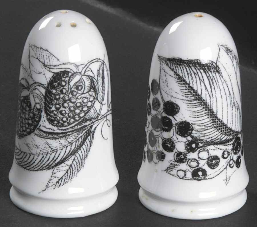 Black Fruit Salt & Pepper Set by Wedgwood-1