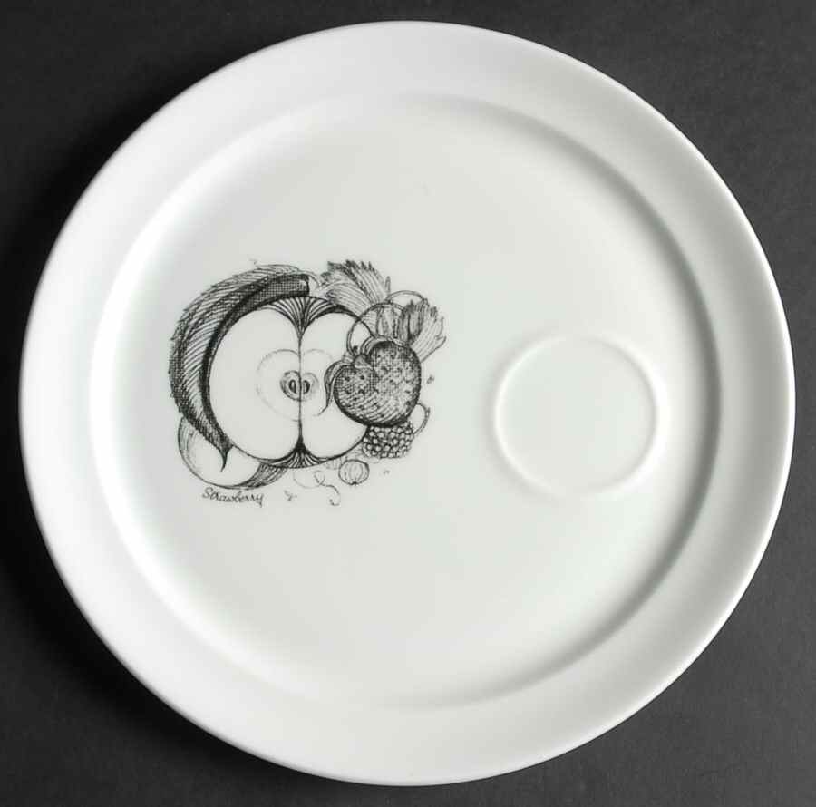 Black Fruit Snack Plate by Wedgwood-1