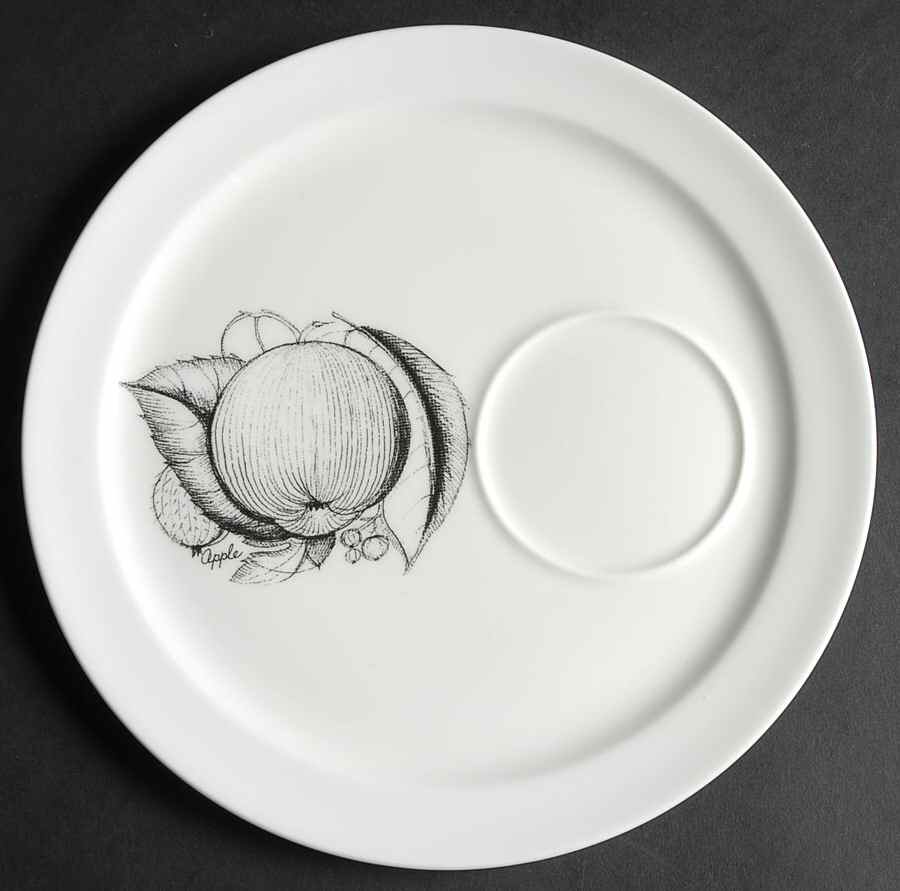 Black Fruit Snack Plate by Wedgwood-1