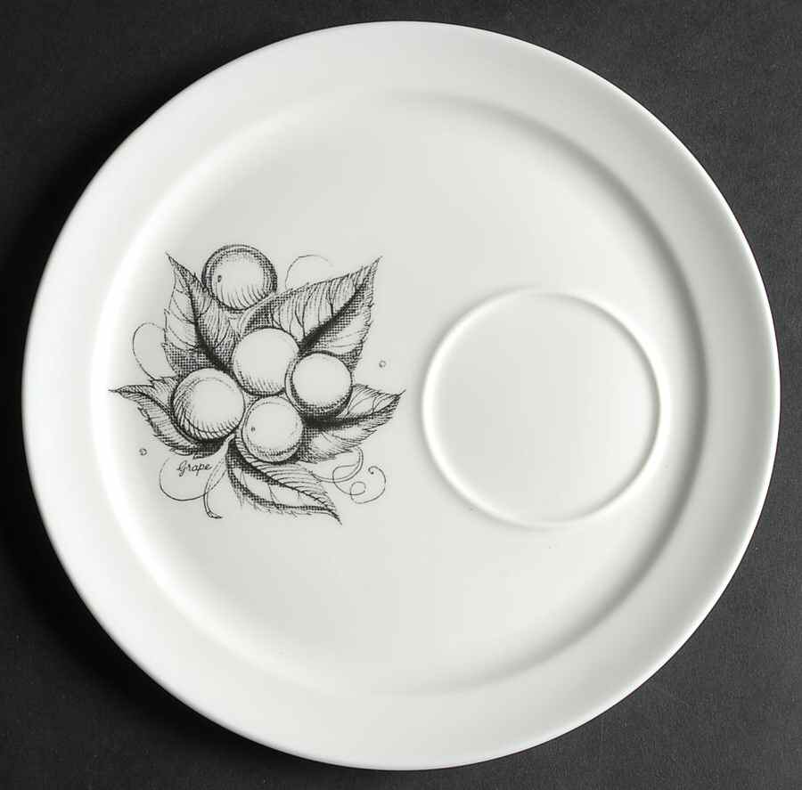 Black Fruit Snack Plate by Wedgwood-1