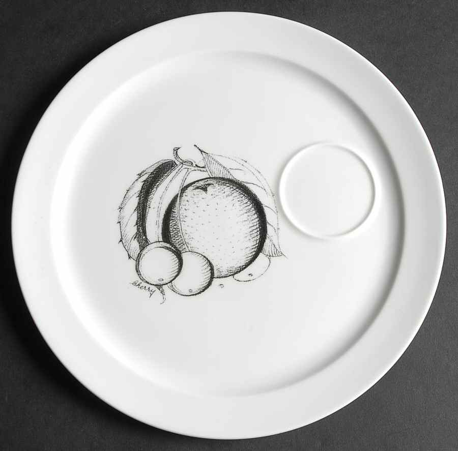 Black Fruit Snack Plate by Wedgwood-1