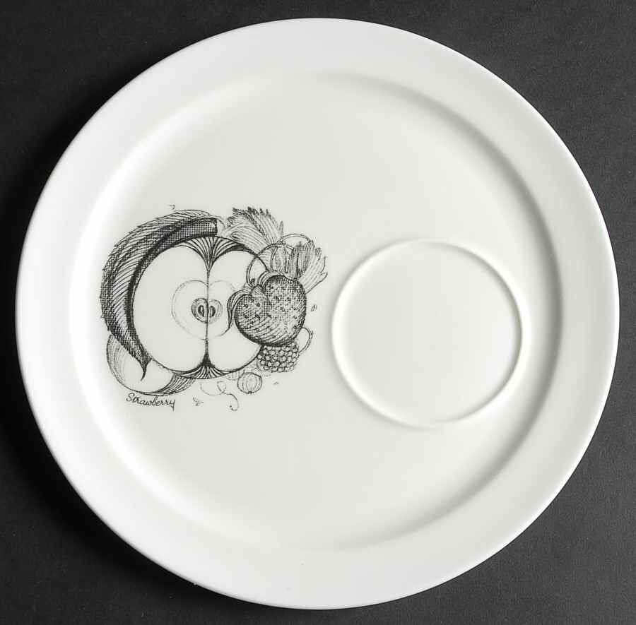 Black Fruit Snack Plate by Wedgwood-1