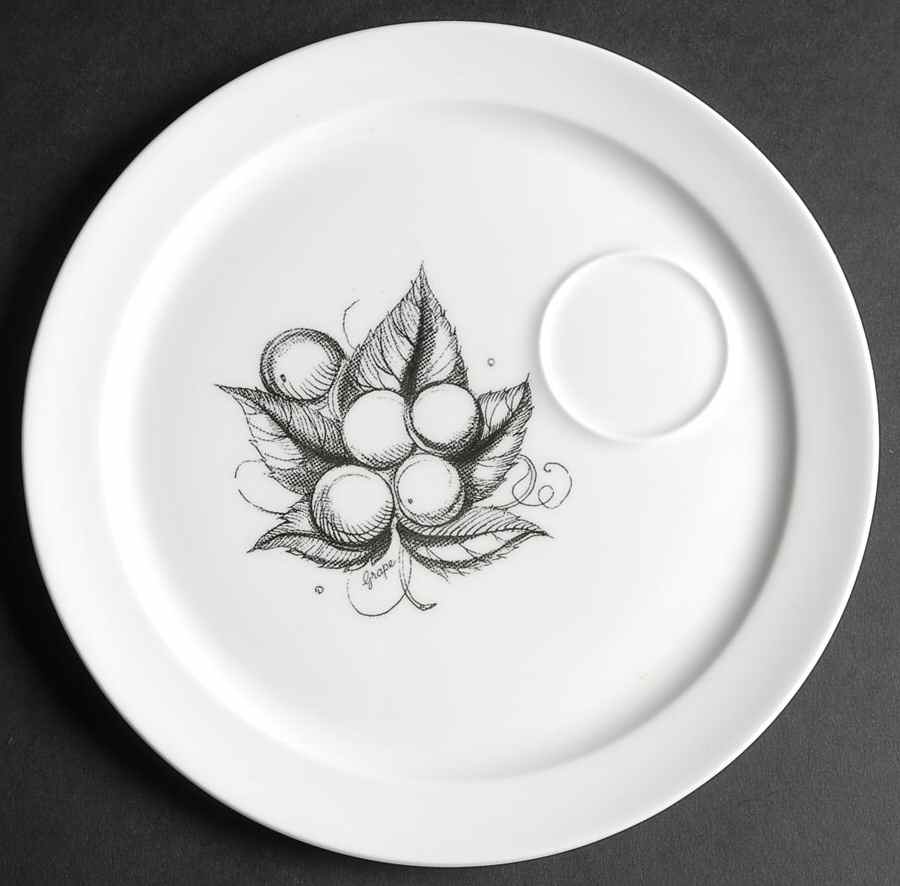 Black Fruit Snack Plate by Wedgwood-1