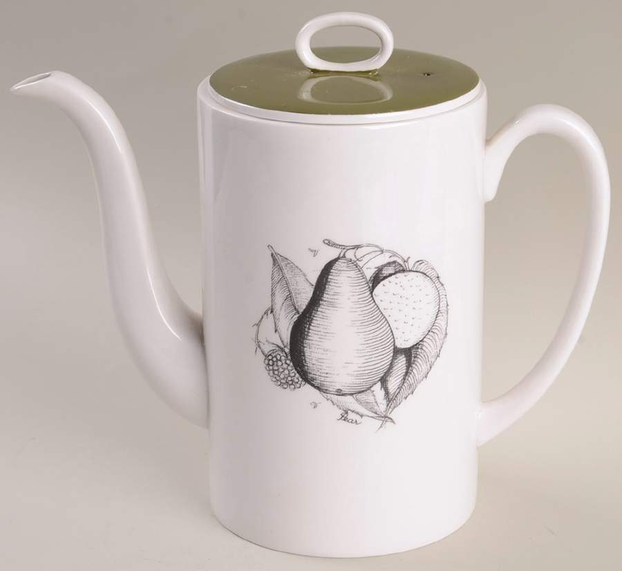 Black Fruit Coffee Pot & Lid by Wedgwood-1