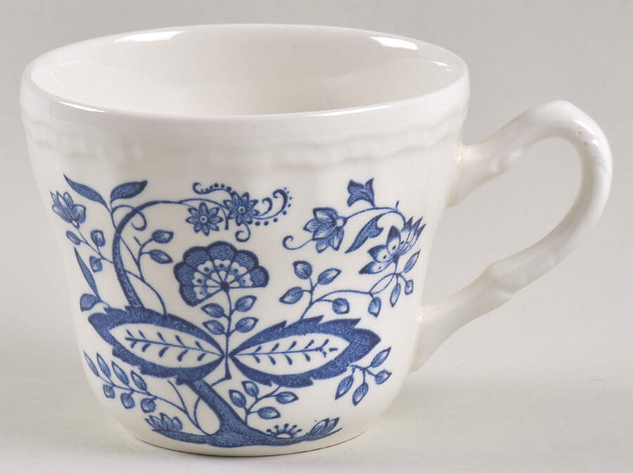 Blue Heritage Flat Cup by Wedgwood-1