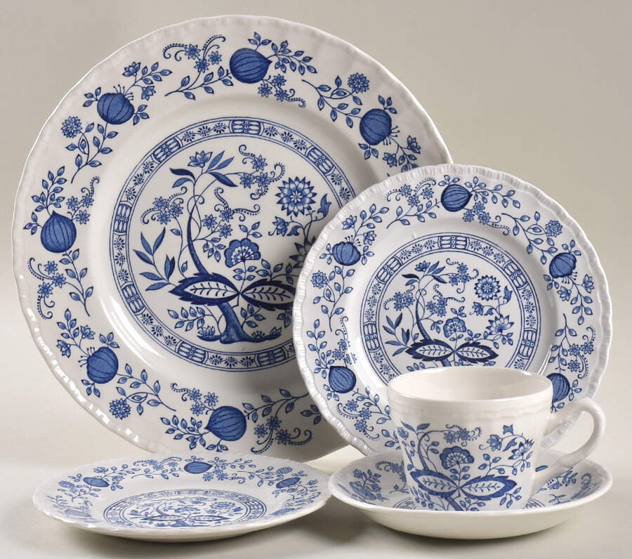 Blue Heritage 5 Piece Place Setting by Wedgwood-1