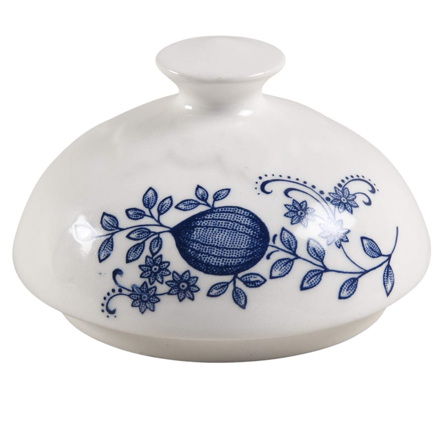 Blue Heritage Lid for Sugar Bowl by Wedgwood-1