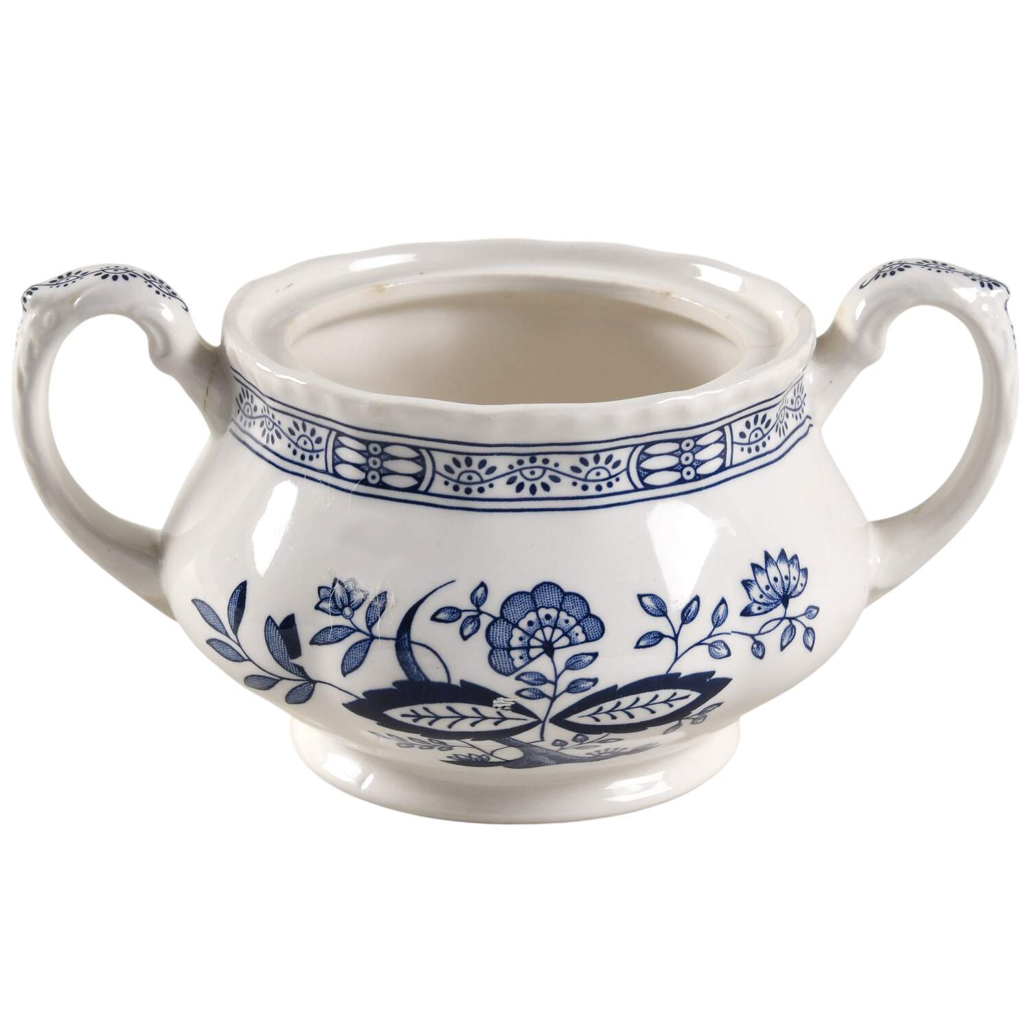 Blue Heritage Sugar Bowl No Lid by Wedgwood-1