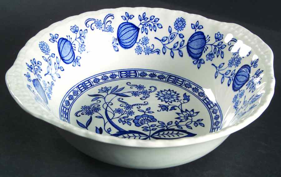 Blue Heritage 8" Round Vegetable Bowl by Wedgwood-1