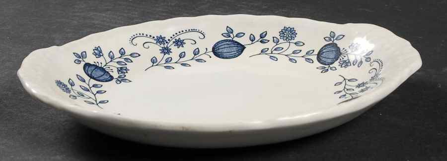 Blue Heritage Relish/Gravy Underplate by Wedgwood-1