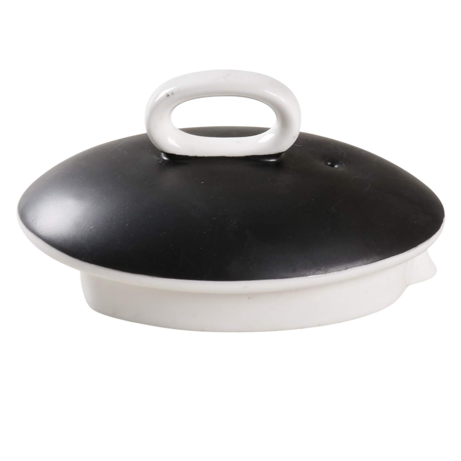Black Keystone Lid for Coffee Pot by Wedgwood-1
