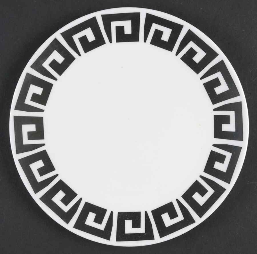 Black Keystone Salad Plate by Wedgwood-1