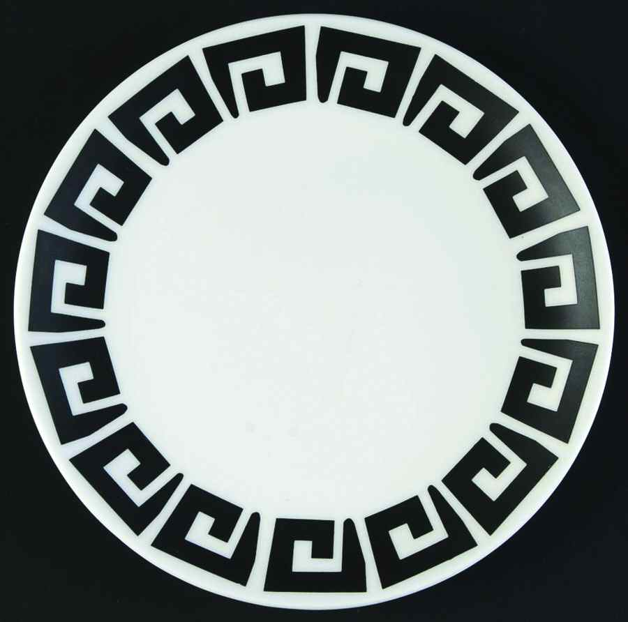 Black Keystone Bread & Butter Plate by Wedgwood-1