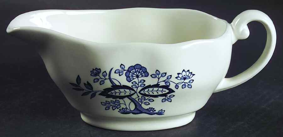 Blue Onion Gravy Boat by Wedgwood-1