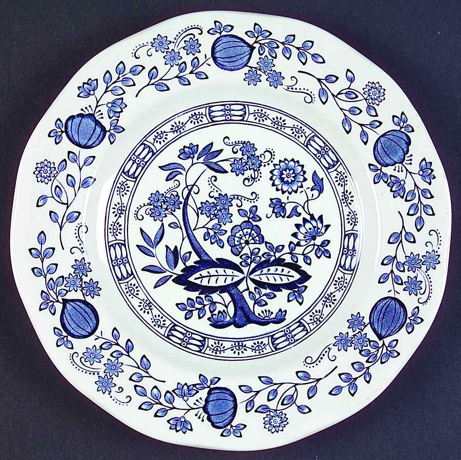 Blue Onion Salad Plate by Wedgwood-1