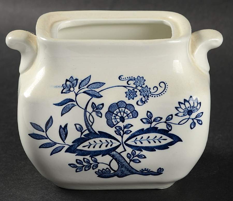 Blue Onion Sugar Bowl No Lid by Wedgwood-1