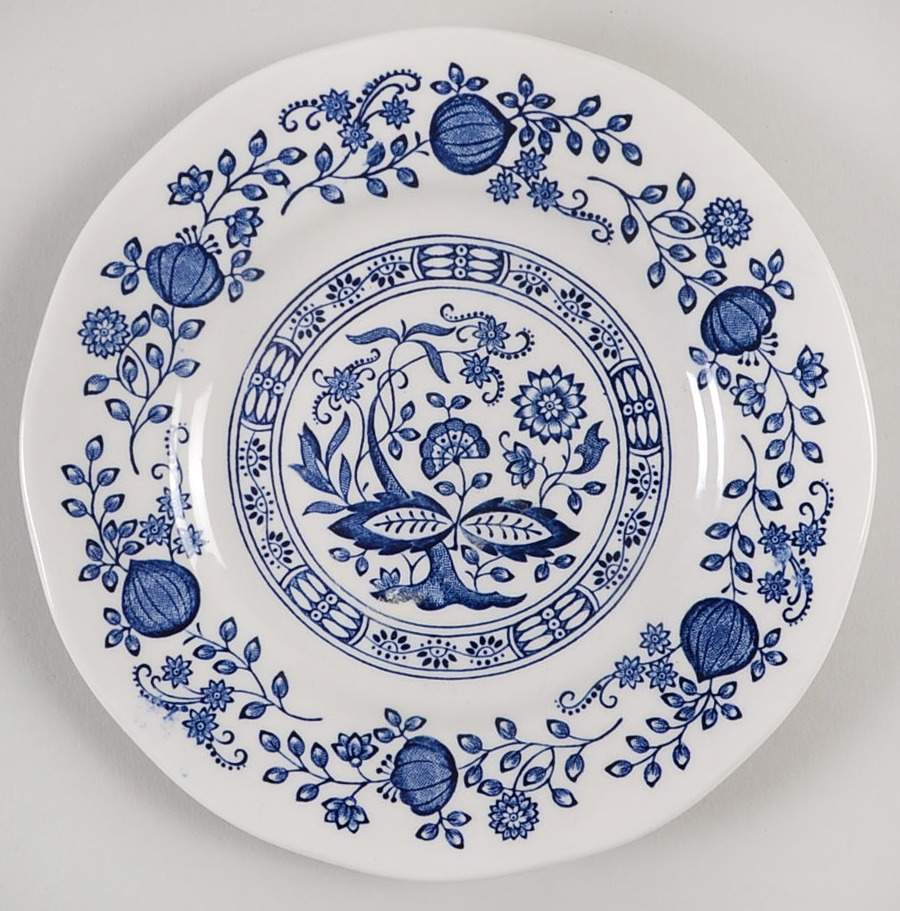 Blue Onion Bread & Butter Plate by Wedgwood-1