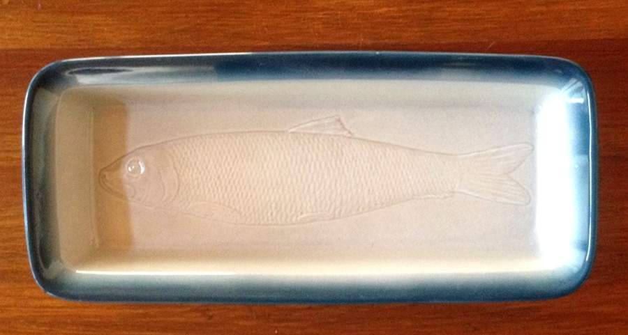 Blue Pacific Fish Baker by Wedgwood-1