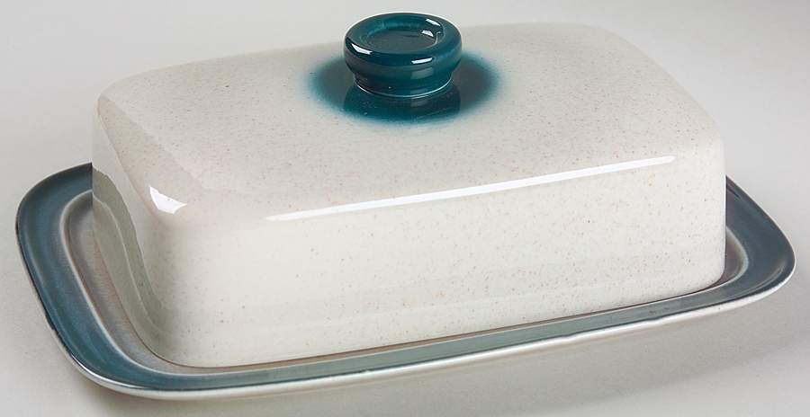Blue Pacific Square Covered Butter by Wedgwood-1