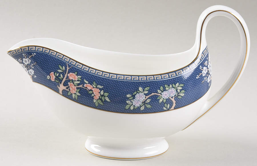 Blue Siam Gravy Boat by Wedgwood-1