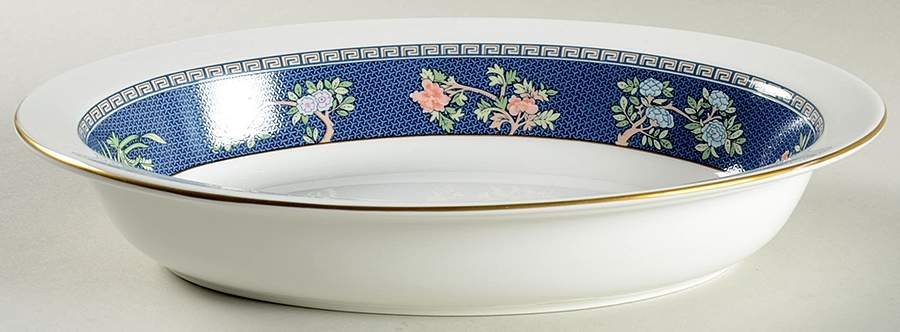 Blue Siam 11" Oval Vegetable Bowl by Wedgwood-1