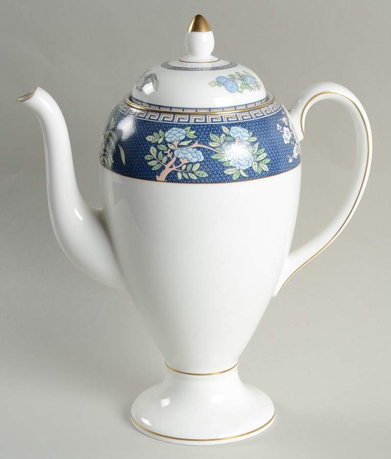 Blue Siam Coffee Pot & Lid by Wedgwood-1