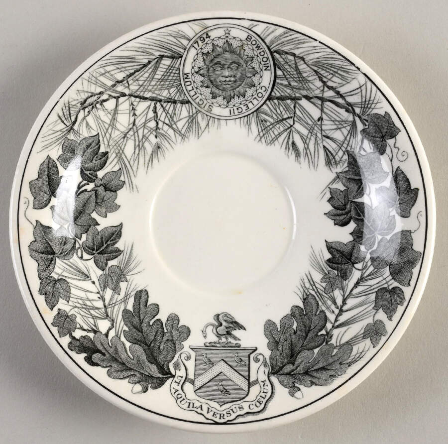 Bowdoin College Gray Saucer by Wedgwood-1