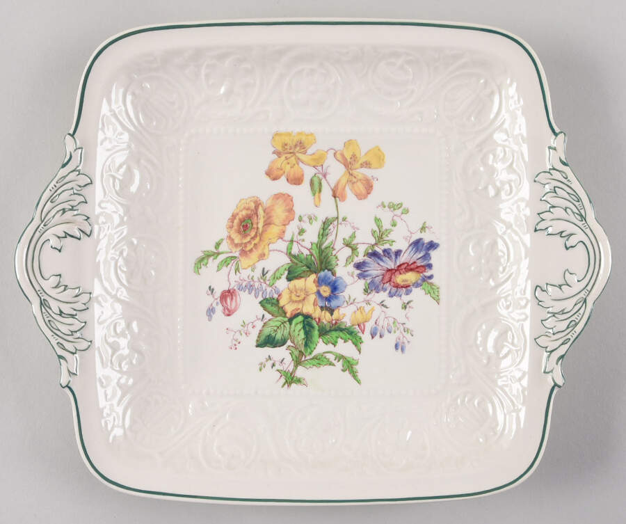 Bognor Square Handled Cake Plate by Wedgwood-1